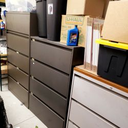 3 Storage Cabinets 