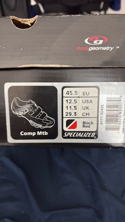 Never Used Specialized Comp MTB Cycling Shoes Size 12.5