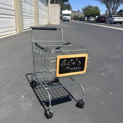 Pottery Barn Metal Shopping Cart