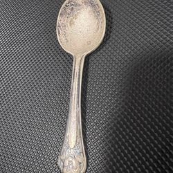 Vintage Winthrop Silverplate baby spoon marked “Gerber’s.”