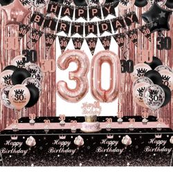 Happy 30th Birthday Decorations 