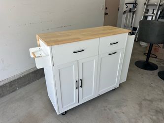 Rolling Coffee Cart
