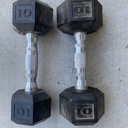 Pair 10lbs Dumbbells 
