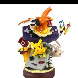 Pokemon Charizard Mew Pikachu Collectible Statue Figure Model