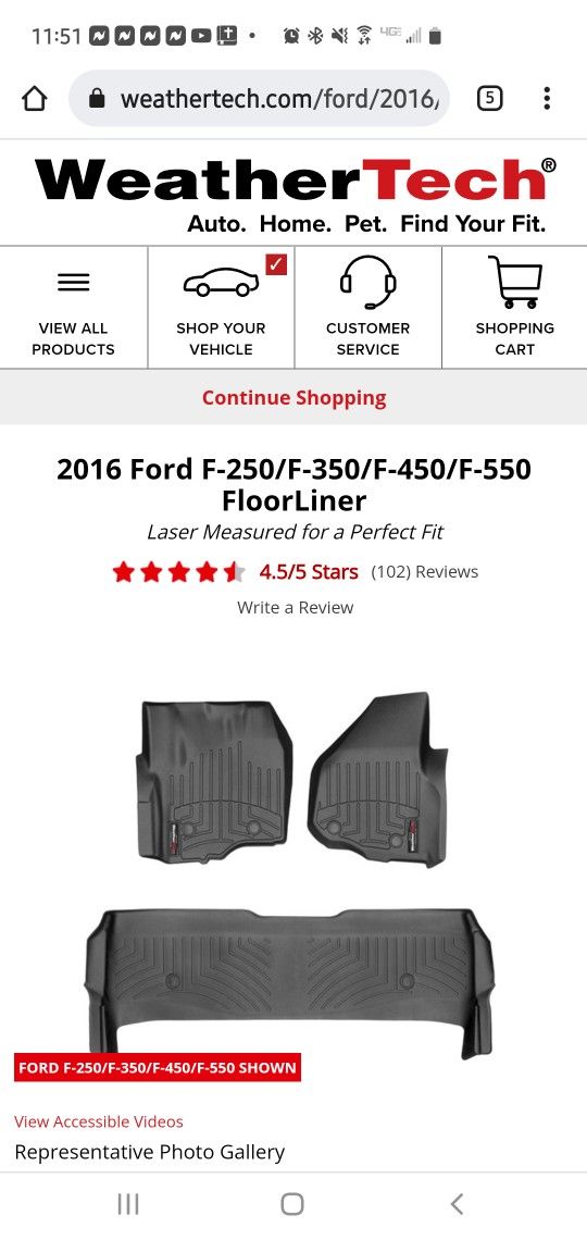 Weather Tech Floormats