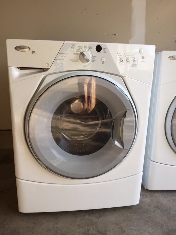 Whirlpool washer and dryer - front loaders