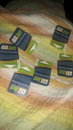 All day bus passes