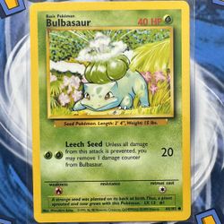 LP Bulbasaur 44/102 - Base Set