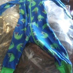 Boy's Long Johns Onesie