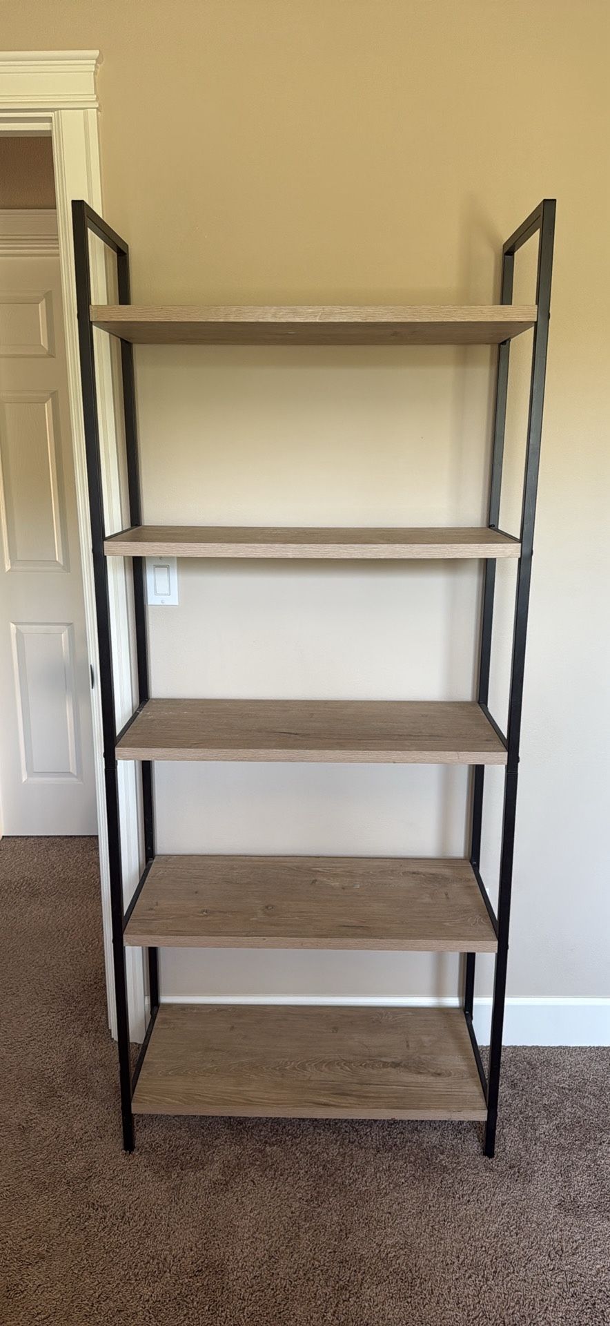 Ladder Bookshelves in Vintage Oak (pair of 2)