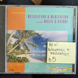NEW Relaxation & Meditation With Music & Nature, Caribbean Shore, CD