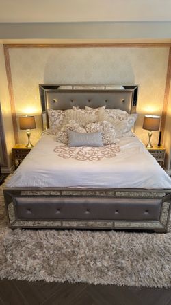 Headboard footboard frame