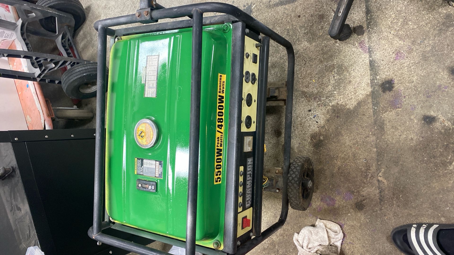Champion 5500w Peak Watts/4800w Running Watts