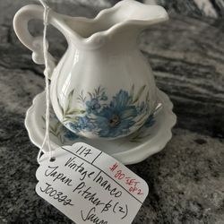 On Sale! Vintage Inarco Japan Pitcher and Saucer