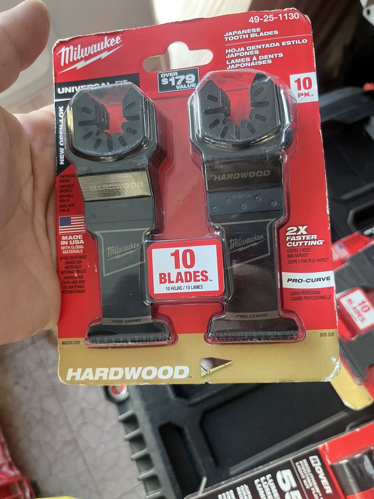 Milwuakee Multi Tool Blades X10 Pack