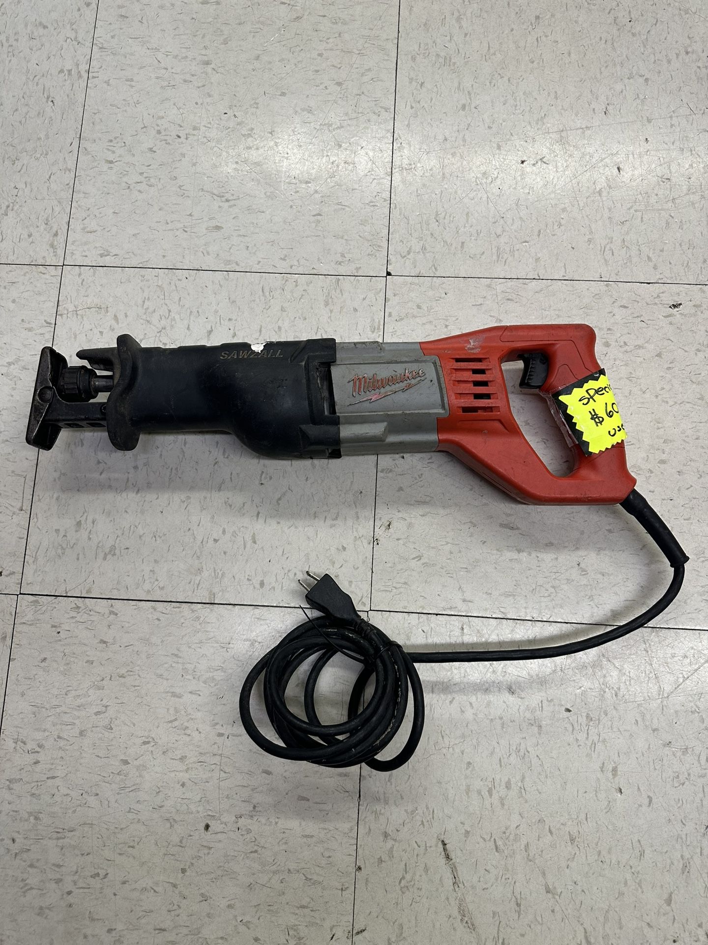Milwaukee Sawzall Reciprocating Saw Used