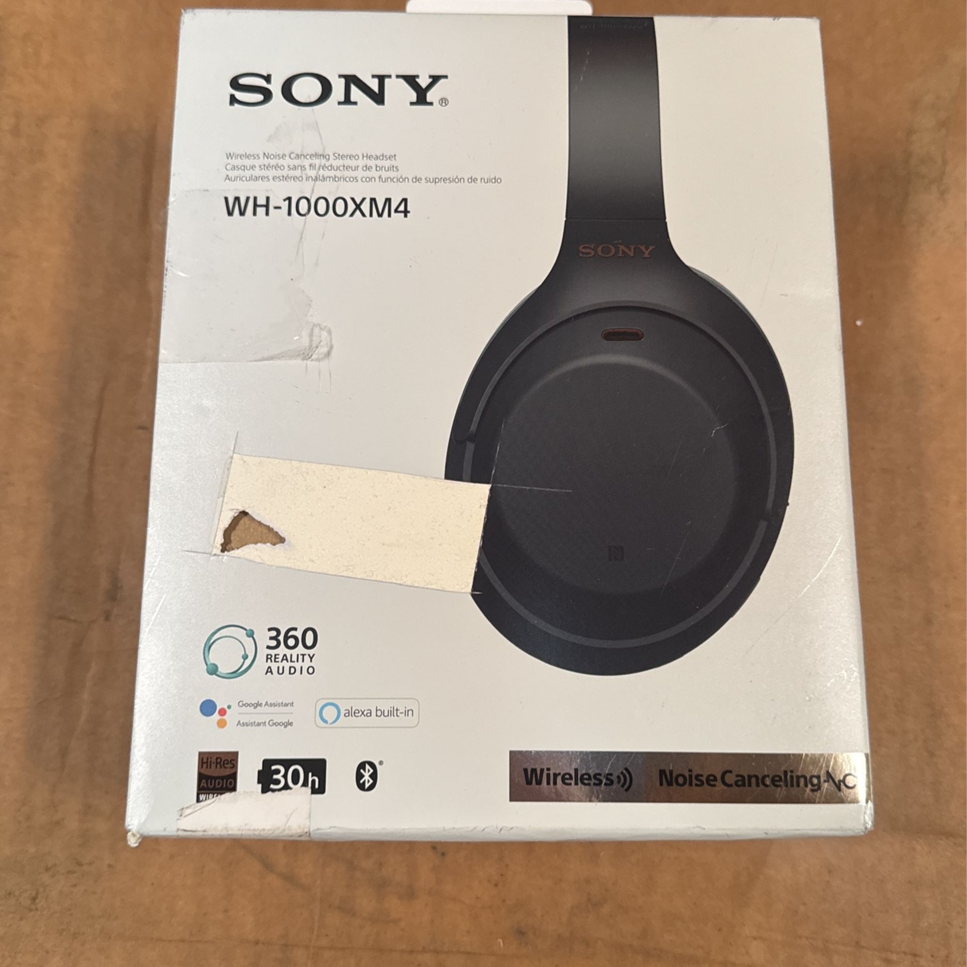 Sony WH-1000XM4 Wireless Premium Noise Canceling Overhead Headphones with Mic for Phone-Call and Alexa Voice Control, Midnight Blue WH1000XM4