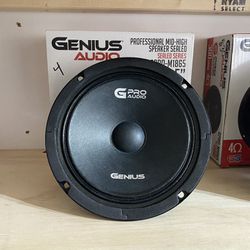 New 6.5" Genius Audio Sealed Back High Frequency Midrange Speaker  $30 each  