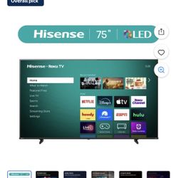 75” TV - Hisense $300 OBO Cash