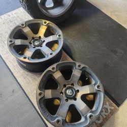 4 FUEL Matt Black 20"×9" Rims