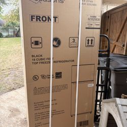 New Black Refrigerator 