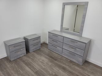 Cómoda Con Espejo Y 2 mesas de noche