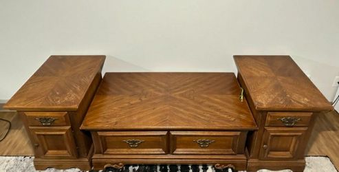 Three Part Antique Solid Oakwood Dressers - SEE ALL PICTURES