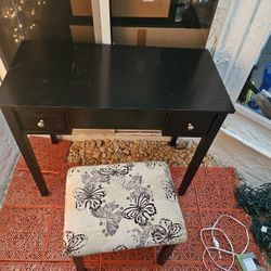 Vanity With Stool