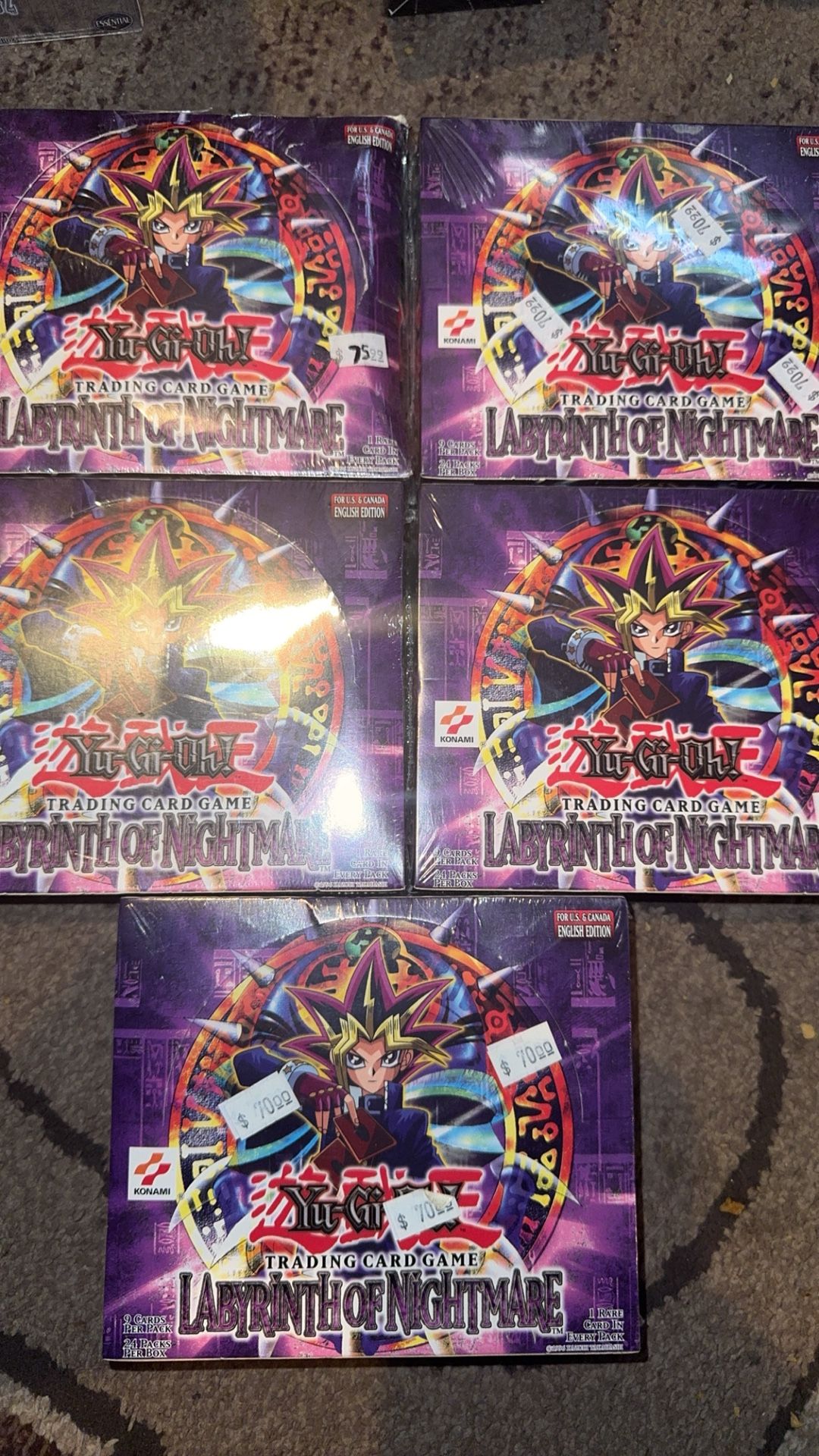YU GI OH TRADING CARD GAME LABYRINTH OF NIGHTMARE BOOSTER PACK - joarbit.com