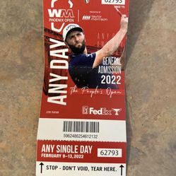 Single Pass For Phx Open