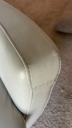 Leather swivel chair