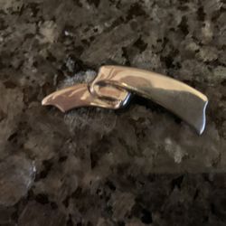 Sterling Silver  Vintage Ribbon Pin