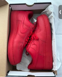 Nike Air Force 1 Triple Red Sneakers