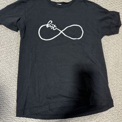 Black Infinity Love T Shirt 