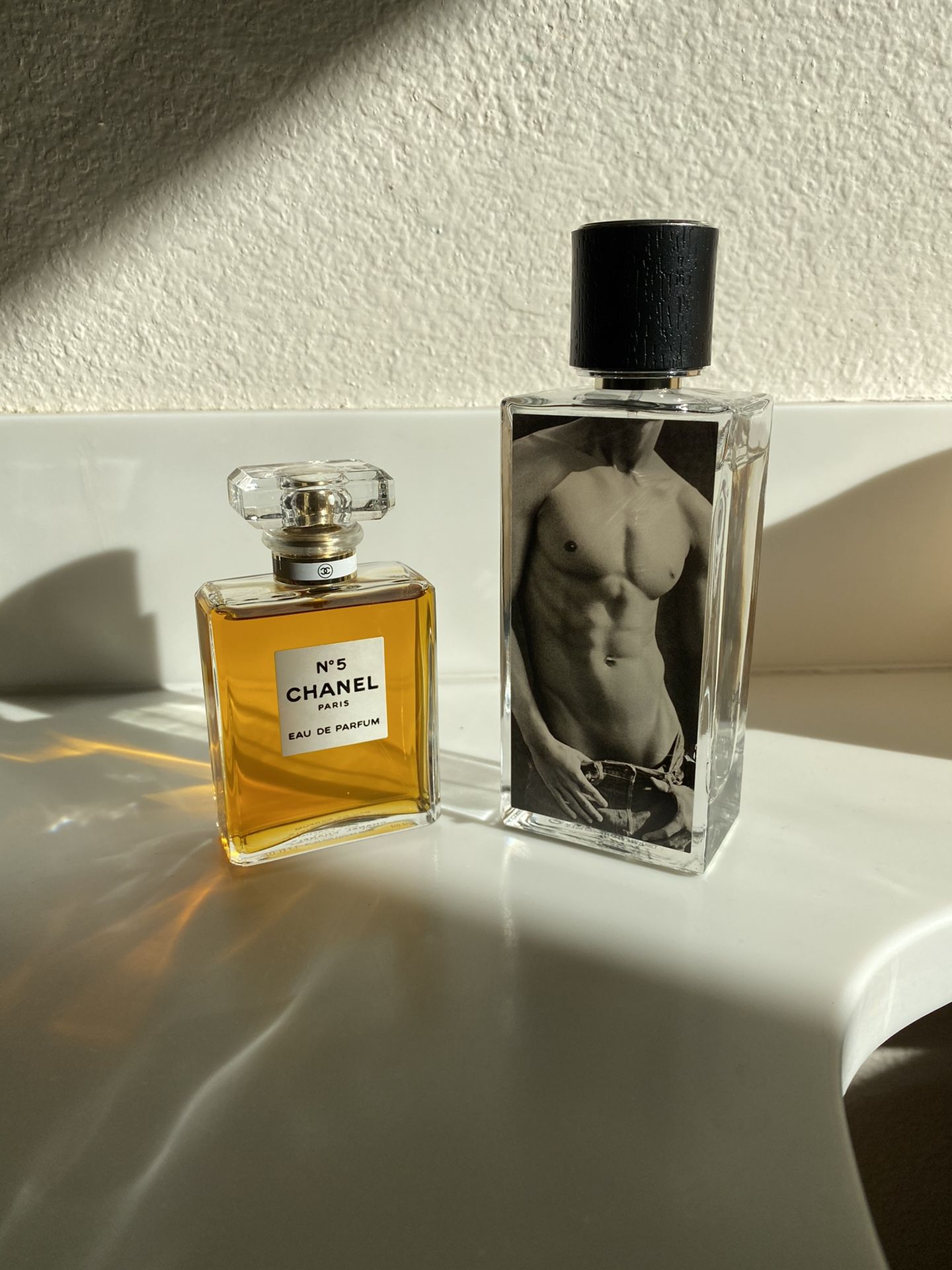 Chanel No. 5 perfume & Abercrombie perfume