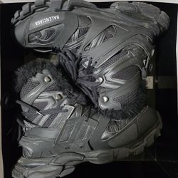 Balenciaga Fur Boots