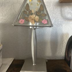 Pressed Flower Candle Holder