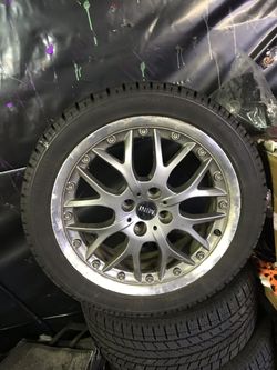 4x100 snow tires set