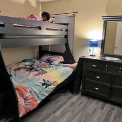 Bunk Bed With Dresser
