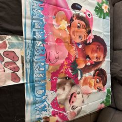 Moana Birthday Party Decoration Supplies