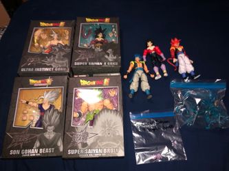 Bandai dragon ball z dragon stars figures lot of 7
