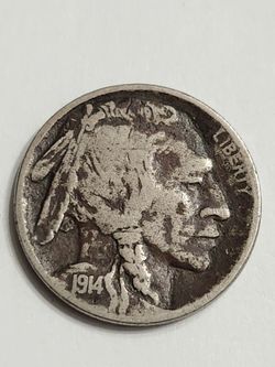1914 Buffalo Nickel / Antique U.S Coin