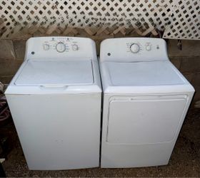 Washer and dryer set GE (General Electric) High efficiency
