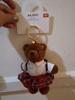 ALDO School Bear plush New Key Chain