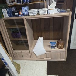 Tv Cabinet Stand Heavy Wood 