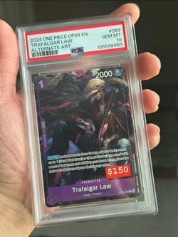 2024 One Piece TCG Trafalgar Law Alternate Art PSA 10 GEM MT