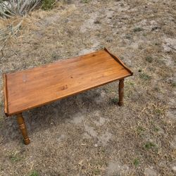 Portable Coffee Table, With Removable Legs. L 36", W18", H 15"