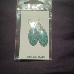 Sterling Silver Turquoise Earrings 