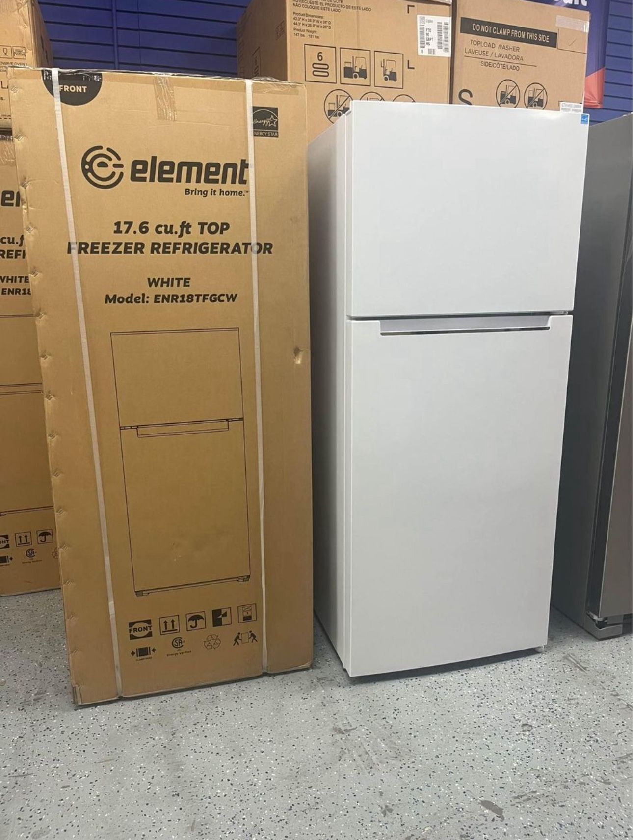Element Refrigerator Top Freezer 17.6Cu 28Width