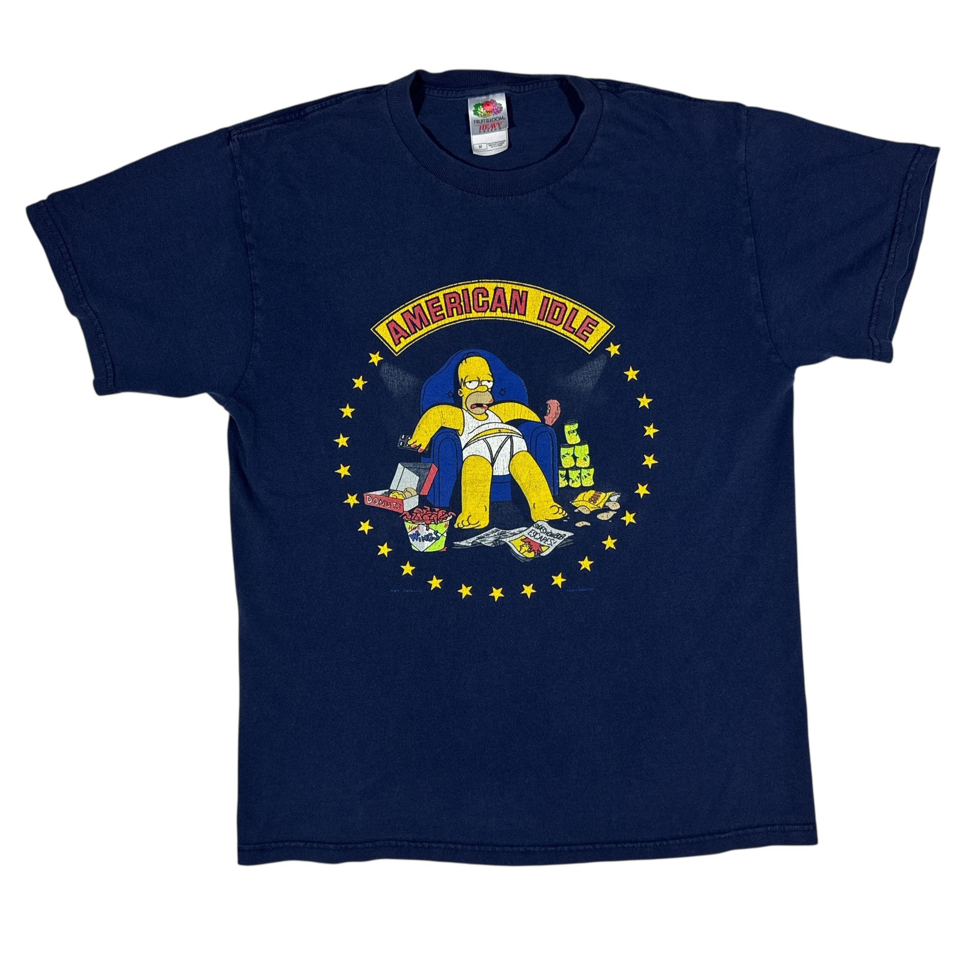 Vintage 2004 The Simpsons “American Idle” Tee.